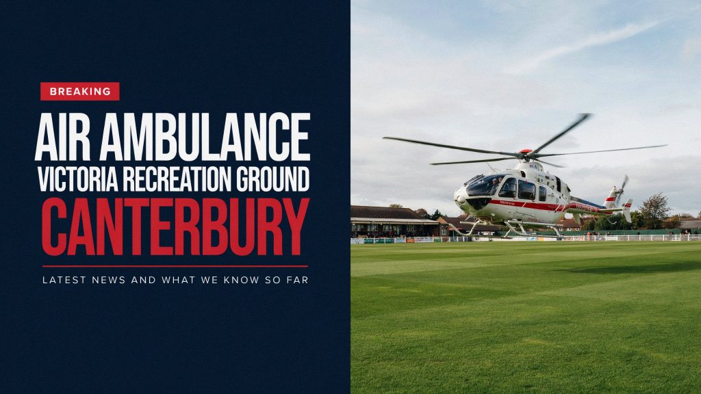 Air Ambulance Victoria Recreation Ground Canterbury