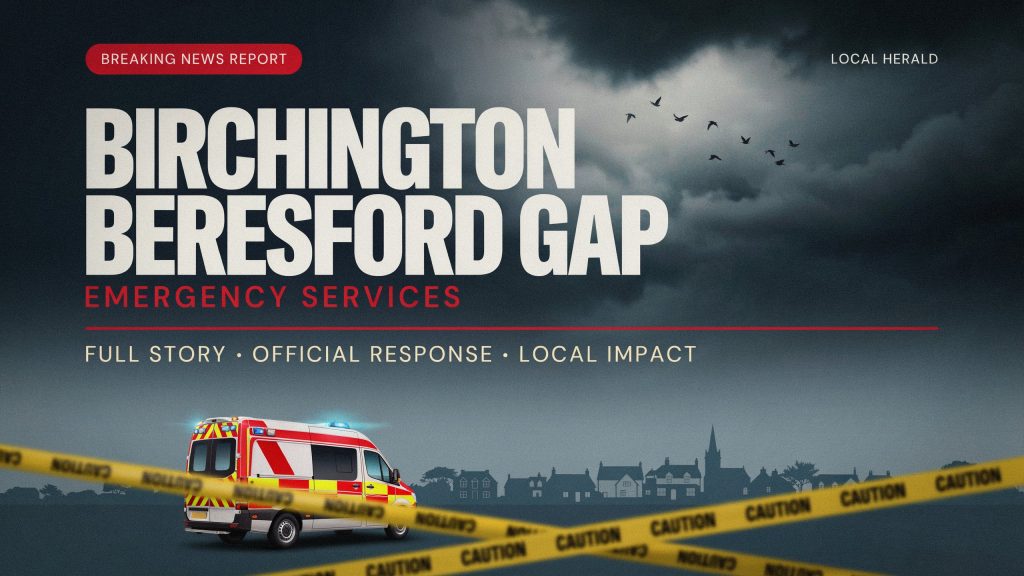 Birchington Beresford Gap Emergency Services | Full Story, Official Response, and Local Impact