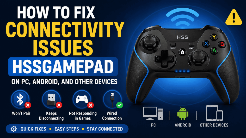 How to Fix Connectivity Issues HSSGamepad on PC, Android, and Other Devices