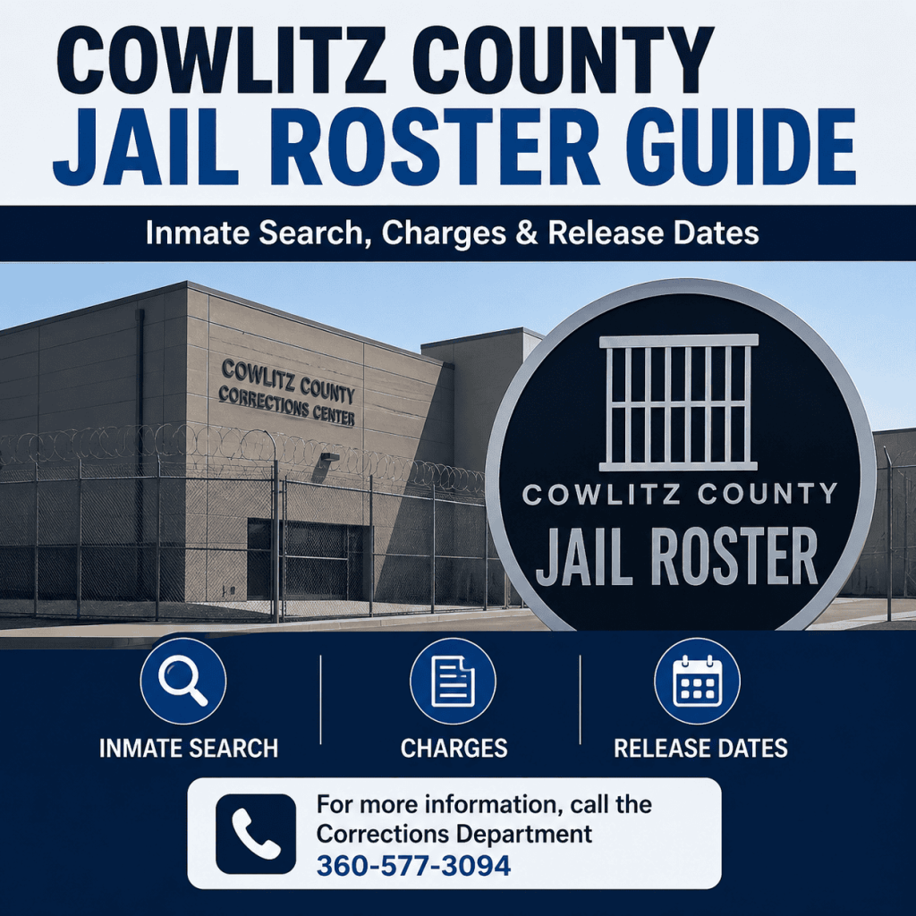 Cowlitz County Jail Roster Guide | Inmate Search, Charges & Release Dates