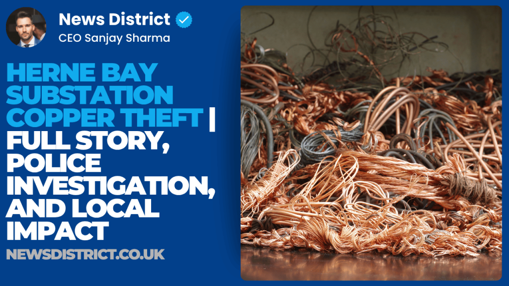 Herne Bay Substation Copper Theft | Full Story, Police Investigation, and Local Impact