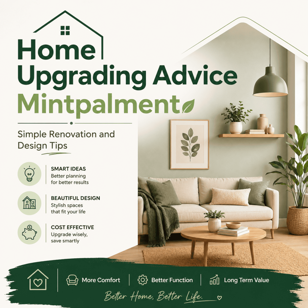 Home Upgrading Advice Mintpalment | Simple Renovation and Design Tips