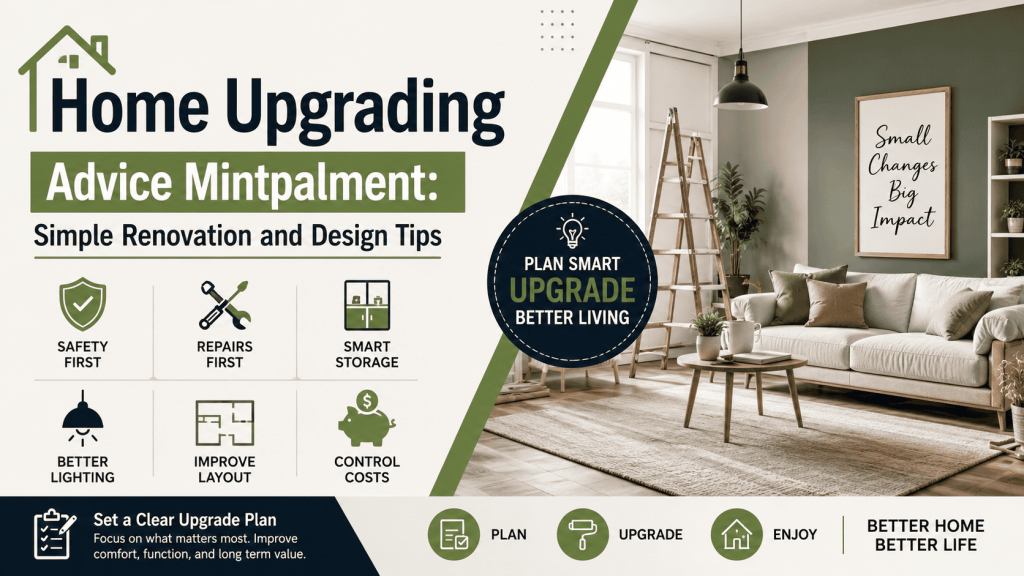 Home Upgrading Advice Mintpalment | Simple Renovation and Design Tips