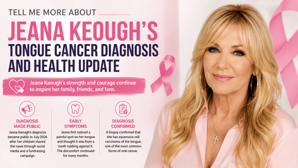 Tell Me More About Jeana Keough's Tongue Cancer Diagnosis and Health Update