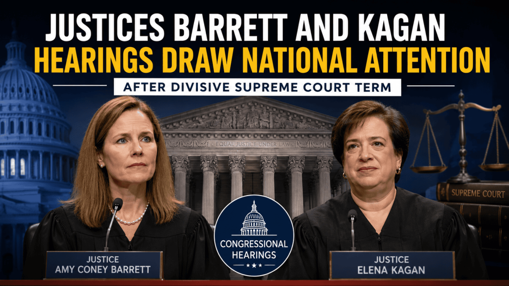 Justices Barrett and Kagan Hearings