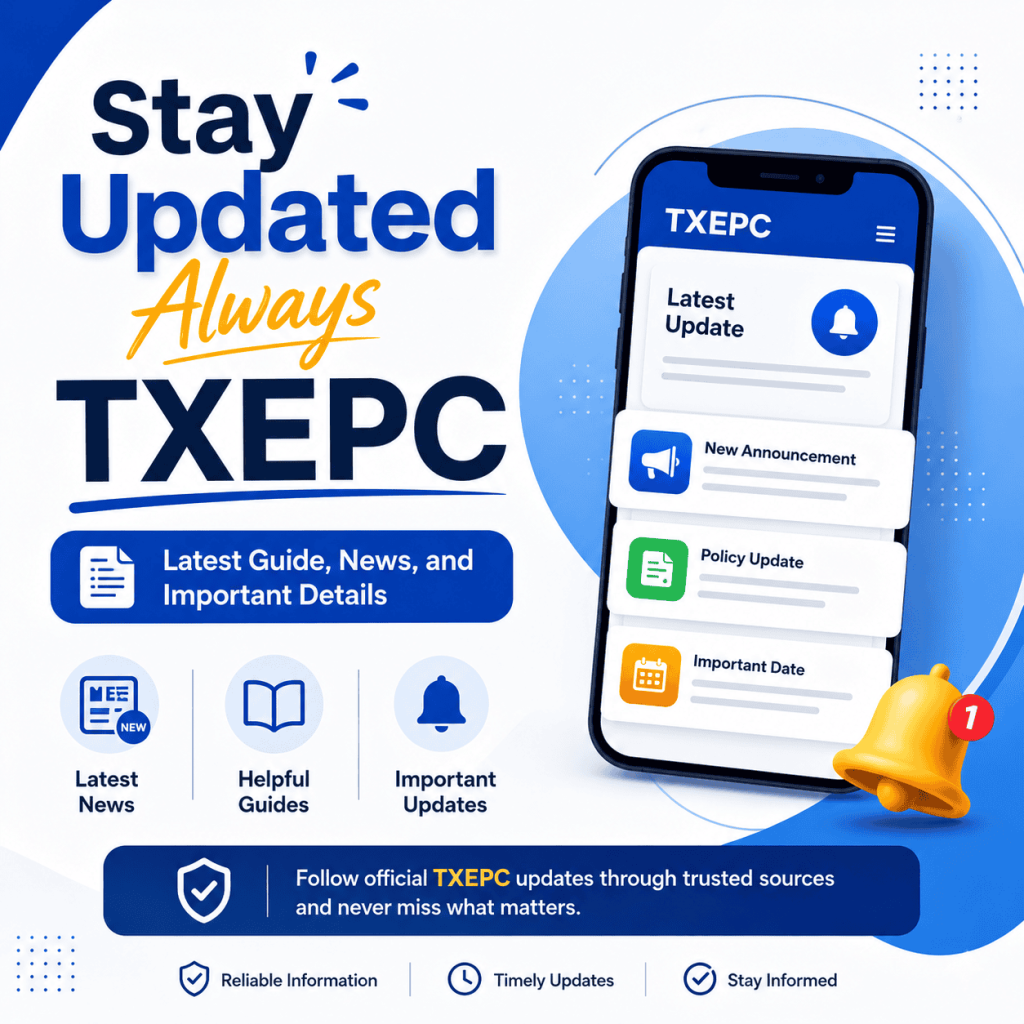 Stay Updated Always TXEPC | Latest Guide, News, and Important Details