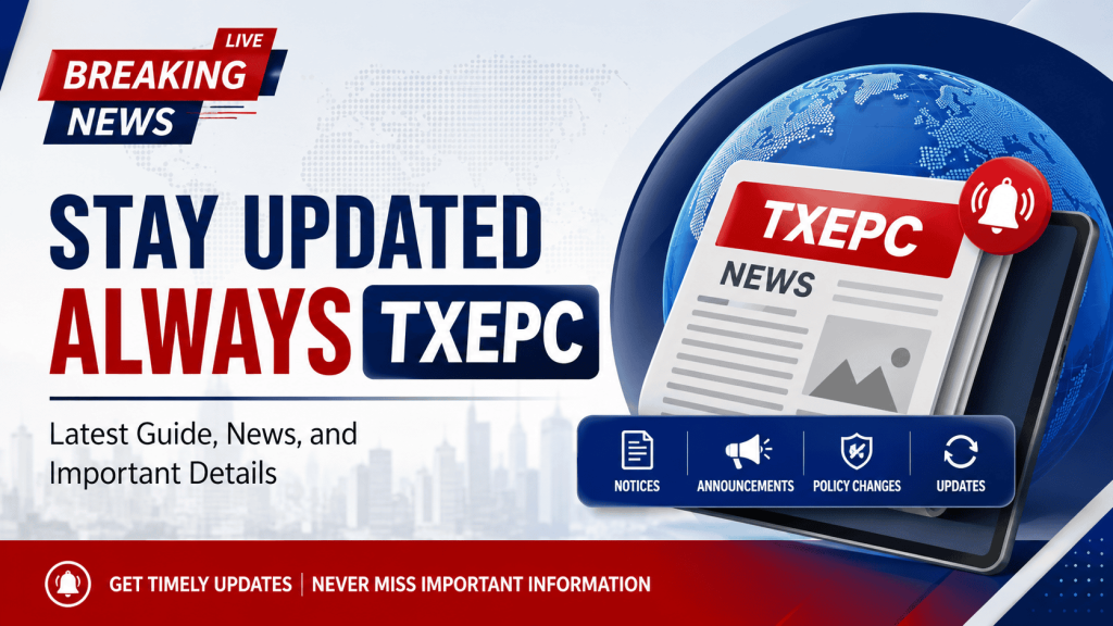 Stay Updated Always TXEPC | Latest Guide, News, and Important Details