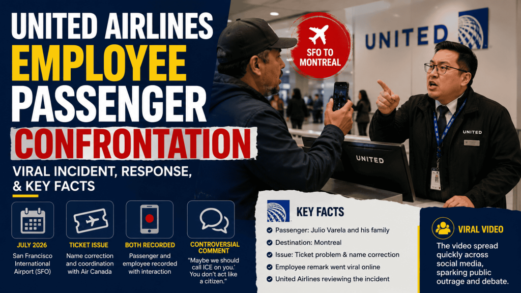United Airlines Employee Passenger Confrontation | Viral Incident, Response, and Key Facts