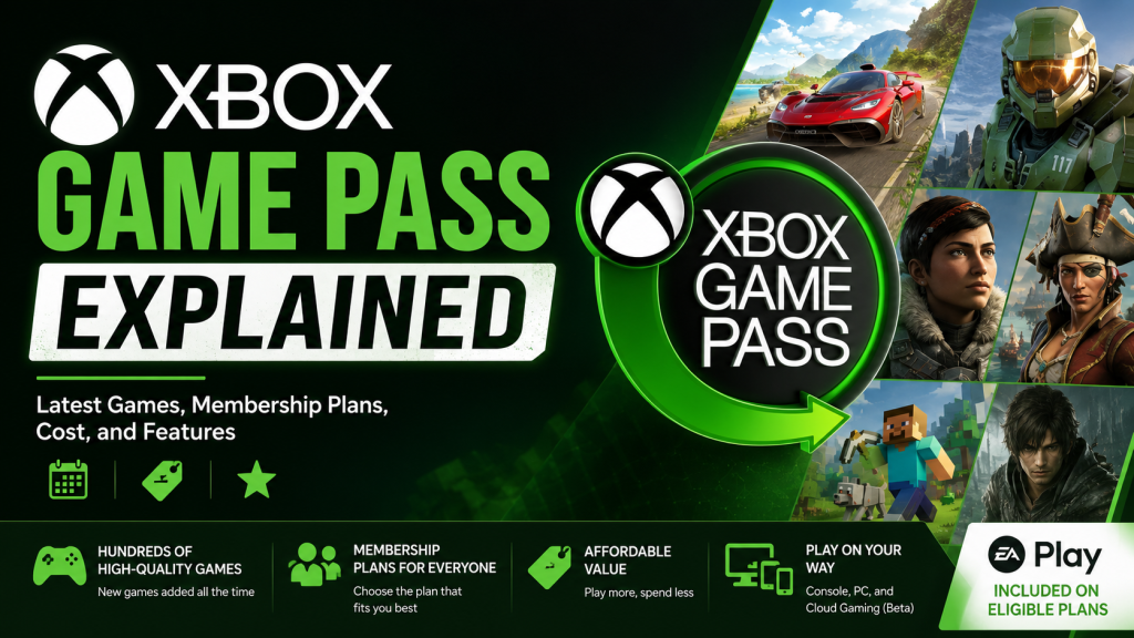 Xbox Game Pass Explained | Latest Games, Membership Plans, Cost, and Features