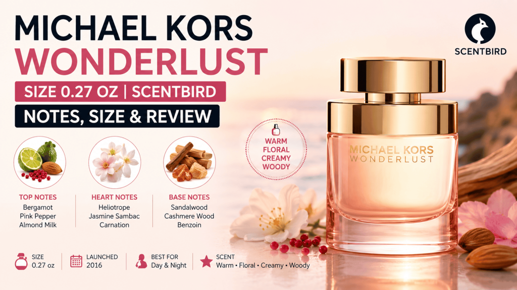 Michael Kors Wonderlust, Size 0.27 oz | Scentbird: Notes, Size & Review
