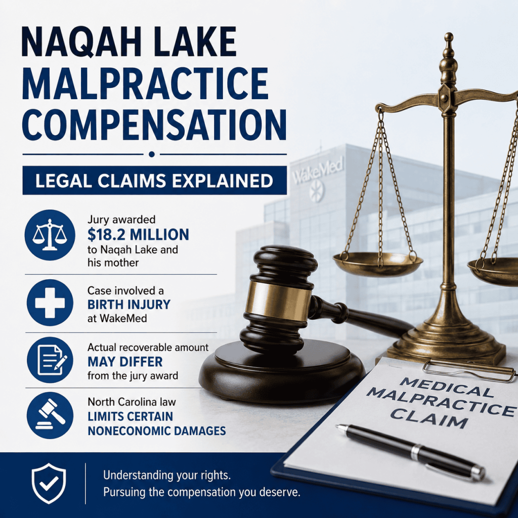 Naqah Lake Malpractice Compensation | Legal Claims Explained